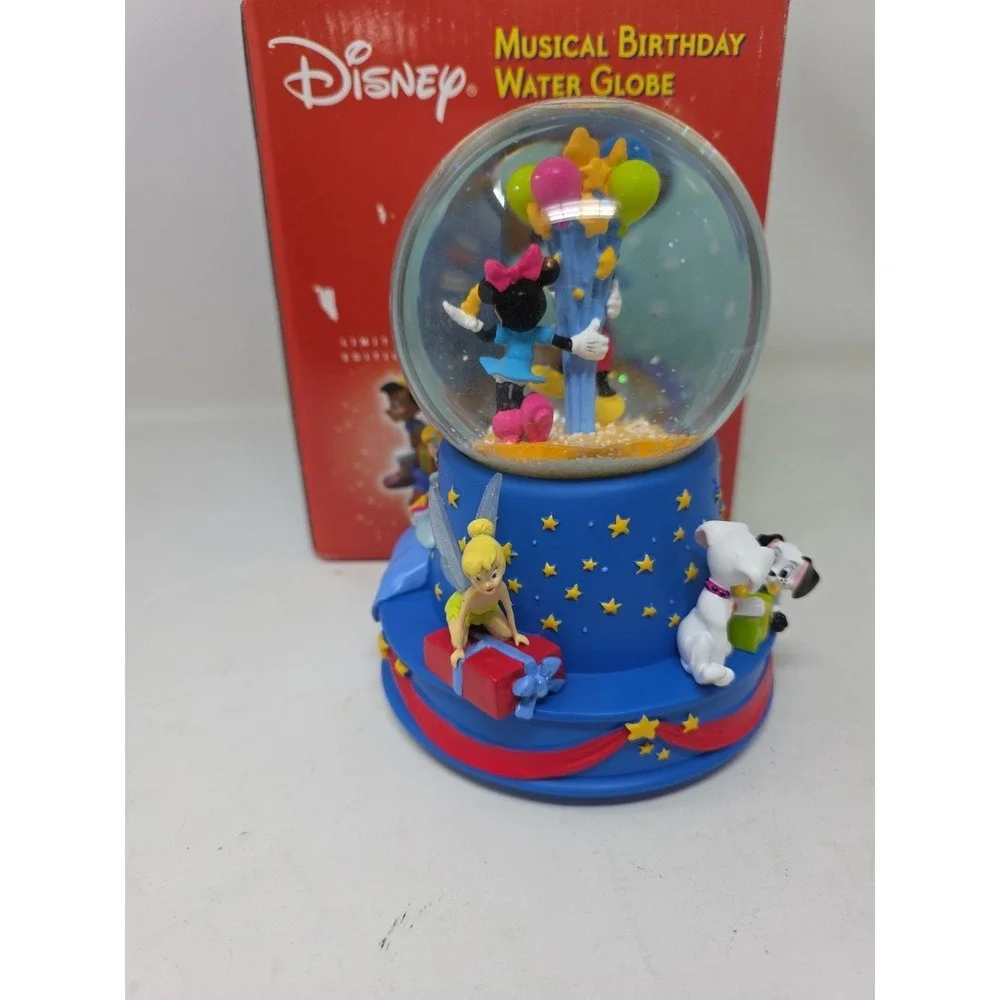 2001 Hallmark Disney Musical 100th Birthday Water Globe Limited Edition